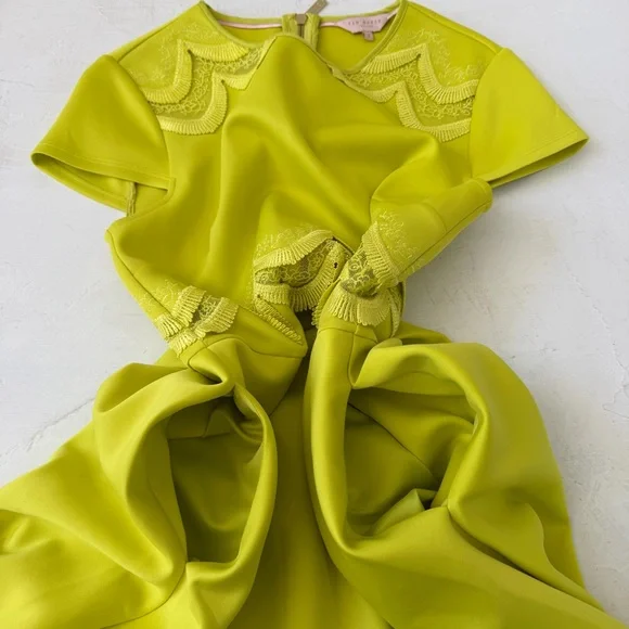 ted baker lime green dress ALLISON main image 0